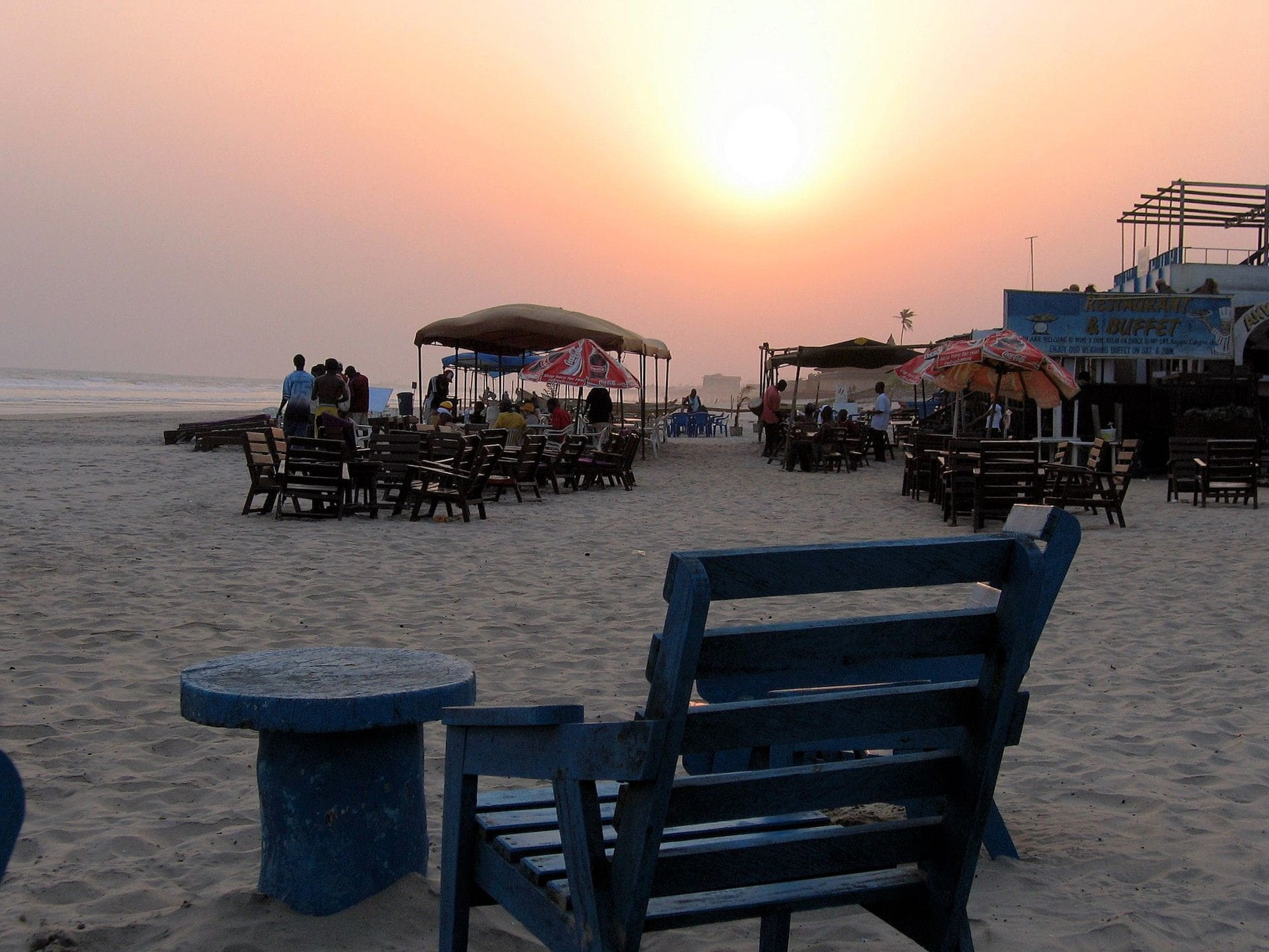 Accra Beach Sunset